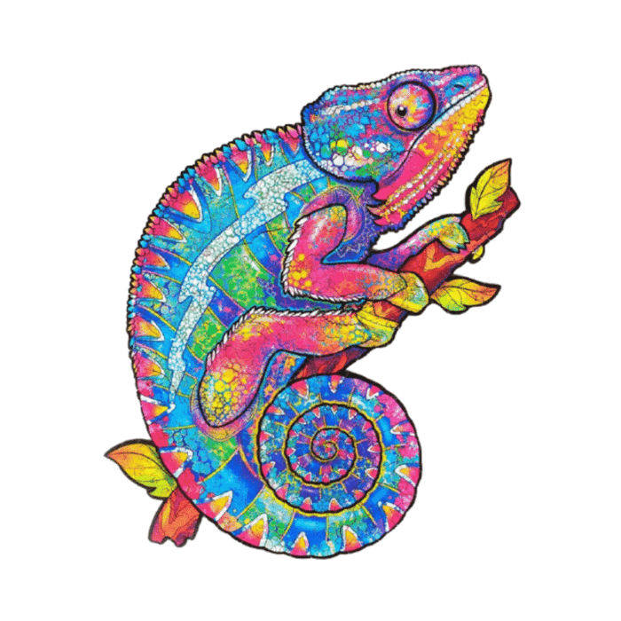 Chameleon - Wooden Jigsaw Puzzle